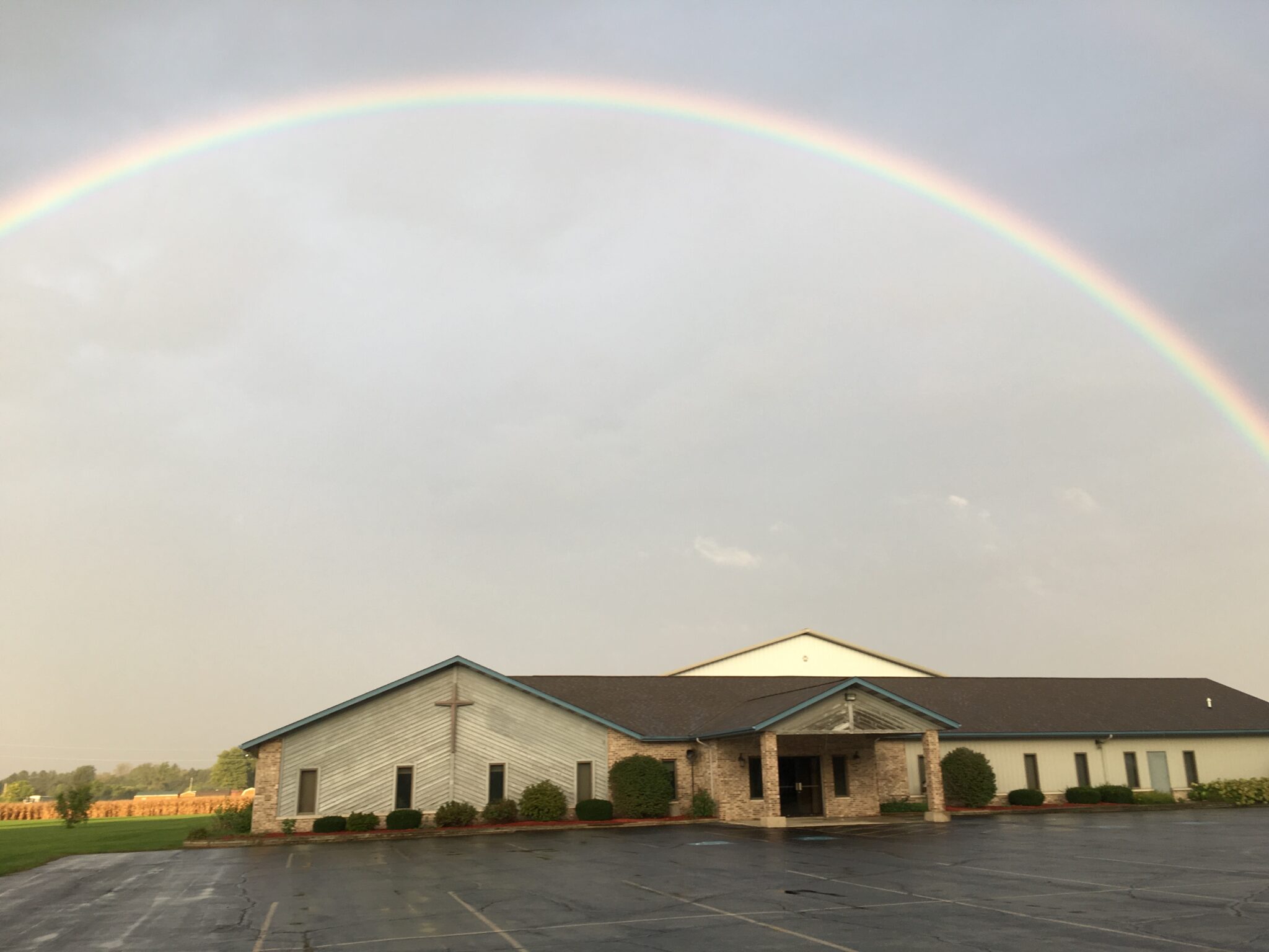 church rainbow